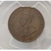 AUSTRALIA 1923 . HALF 1/2  PENNY . PCGS XF40
